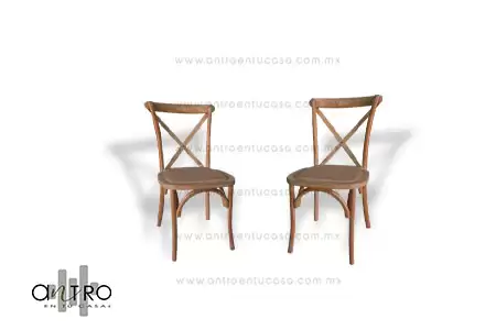 Renta de sillas crossback